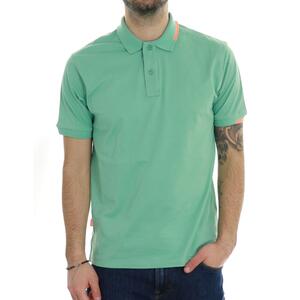 POLO CONTRASTI VERDE